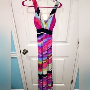Colorful maxi dress